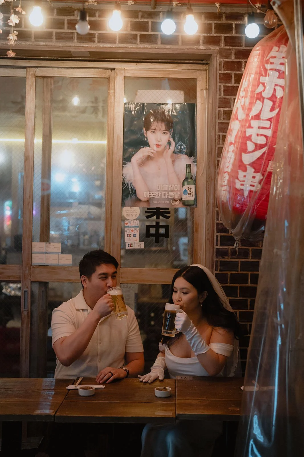 Pre-wedding photoshoot at Yurakucho, Tokyo, photo 22 of 30