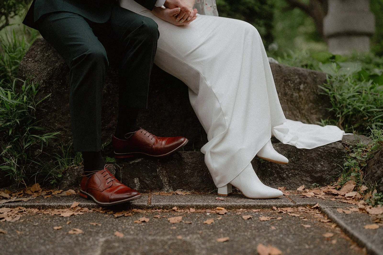 Pre-wedding photoshoot at Hibiya Park, Tokyo, photo 20 of 30