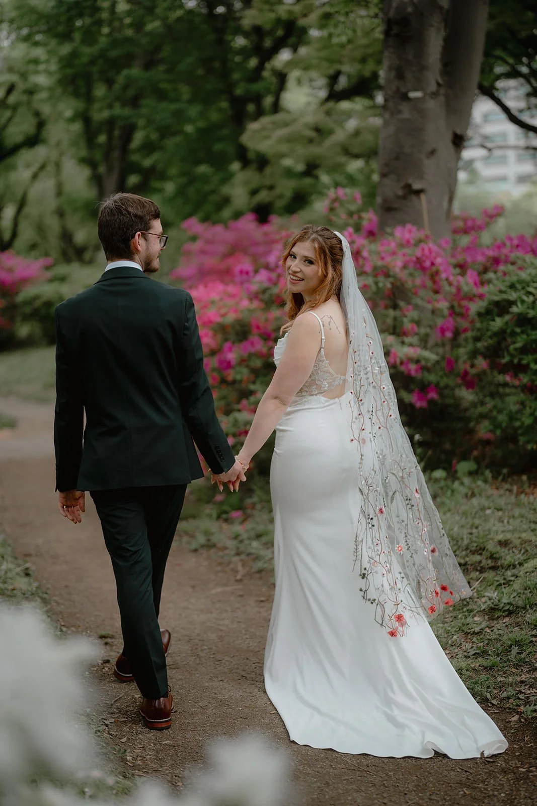Pre-wedding photoshoot at Hibiya Park, Tokyo, photo 28 of 30