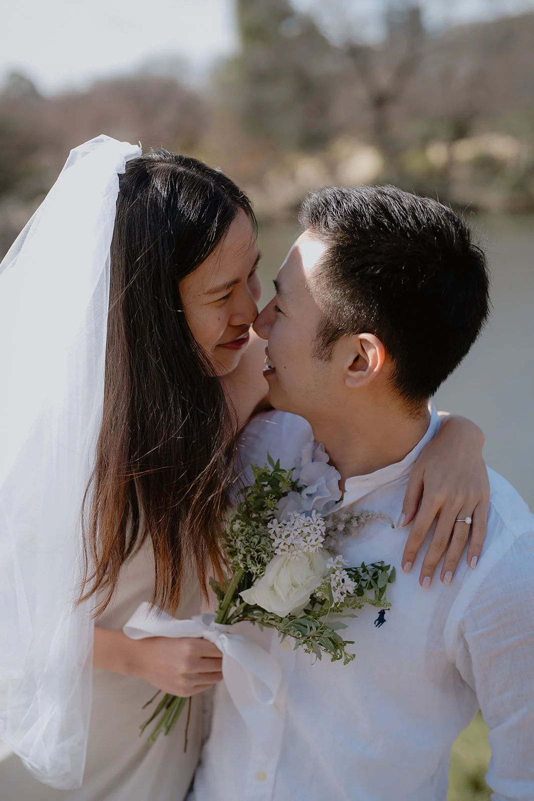 Pre-wedding photoshoot at Shinjuku Gyoen, Tokyo, photo 13 of 30