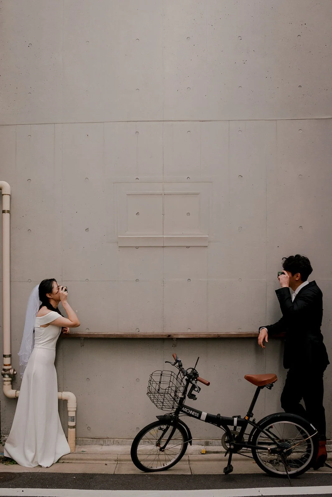 Pre-wedding photoshoot at Nakameguro, Tokyo