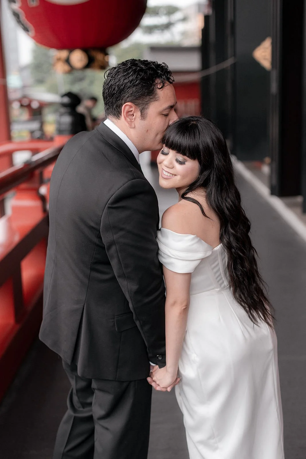 Pre-wedding photoshoot at Asakusa + Zojoji, Tokyo, photo 15 of 15