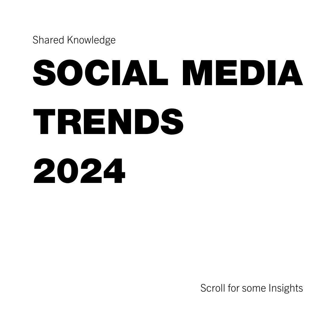 Eager to discover the latest social media trends shaping 2024? Swipe for some of our insights!⁠
⁠
#sharedknowledge #socialmediatrends #socialmediatrends24 #WHITECOMMUNICATIONS