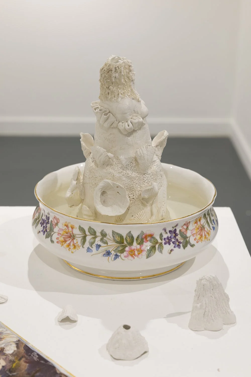 Actual Fountain #1, 2025, mixed media, 23 x 23 x 25 cm