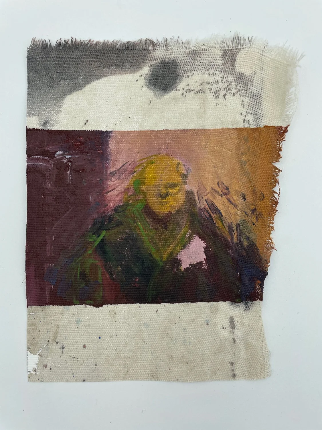 The Waiting Room N°2, 2021, acrylic on canvas, 13cm / 18cm