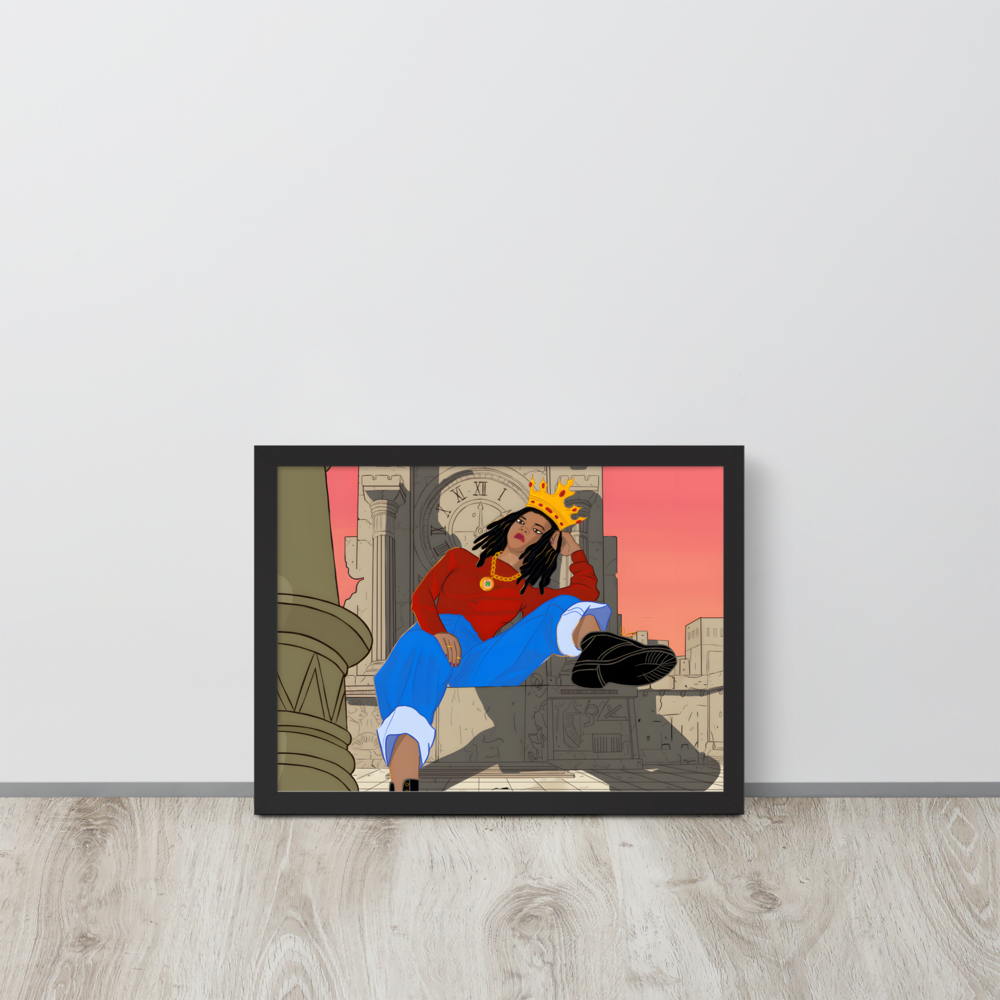 The View from the Bastion" | District 02 Framed Poster