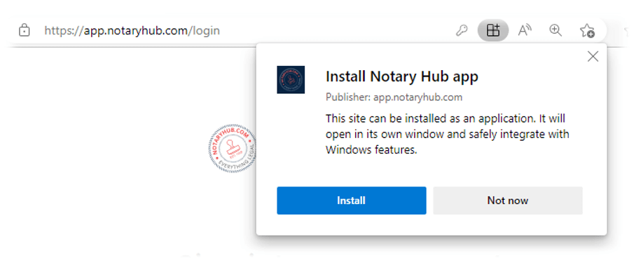 Edge browser confirmation