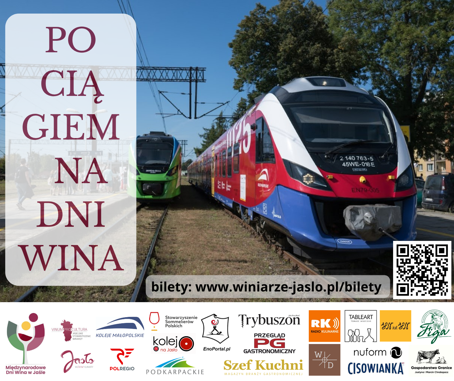 Pociągiem na Międzynarodowe Dni Wina w Jaśle