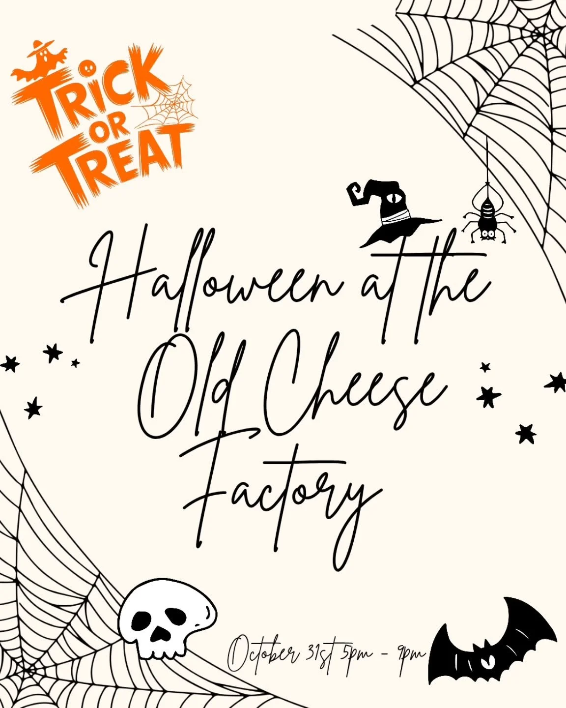 🎃👻TRICK OR TREAT, DOUGHNUT LOVERS! 👻🎃

This Halloween, find us at The Old Cheese Factory, Berwick from 5pm&ndash;9pm for the sweetest scares in town! 🍩🕸️

Sink your fangs into our frightfully fresh doughnuts while enjoying:
🧛&zwj;♀️ Spooky sta