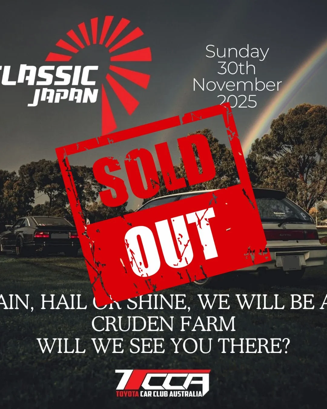 Hey Doughnut Fam! 🌧️🌈

Huge thanks to everyone who came out to Classic Japan at Cruden Farm today, braving the rain and making it such a special, busy day for us. We SOLD OUT early&mdash;your support means everything to our little family biz!

We l