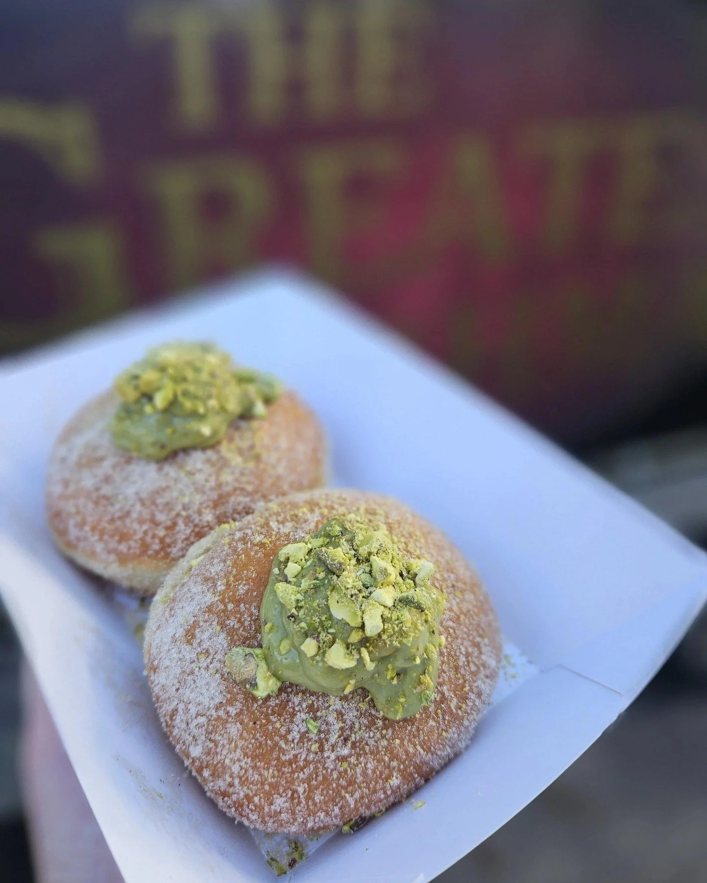 💚 Pistachio Custard is BACK this week, Doughnut Fam! 💚 Select days and limited stock! 🤩

We&rsquo;re rolling out our most-requested flavour:

📍 Thursday: Seville, Centenary Park, 12pm&ndash;5pm
📍 Friday: Kilsyth, 150 Cambridge Rd, 9am&ndash;2pm
