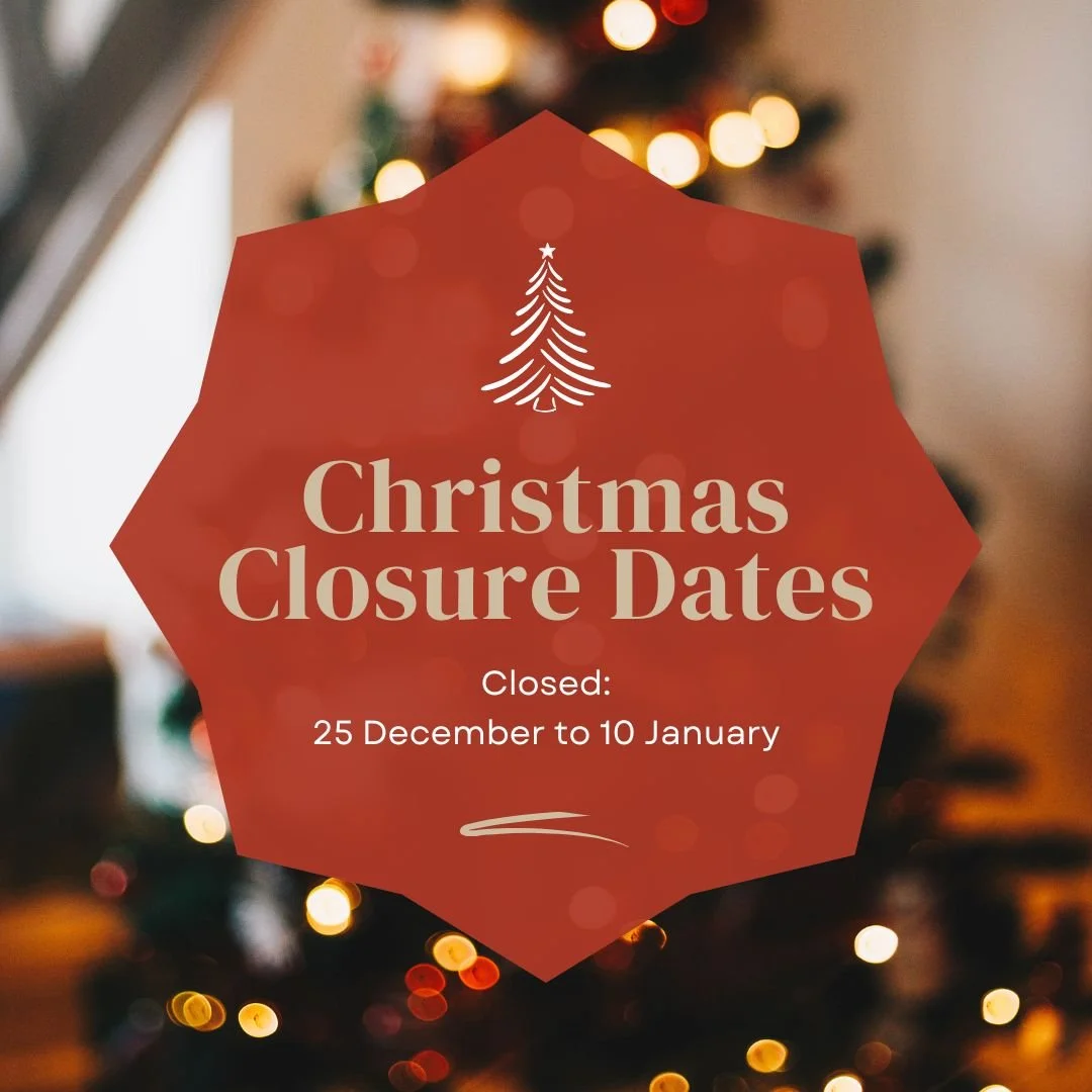 🎄 Christmas Trading Update 🎄

We're open Christmas Eve for pre-order pick-ups! 

Then we'll be closed from the 25th of December till the 10th of January as we take break to spend time with our family and friends. ❤️✨️

A huge thank you to all of yo