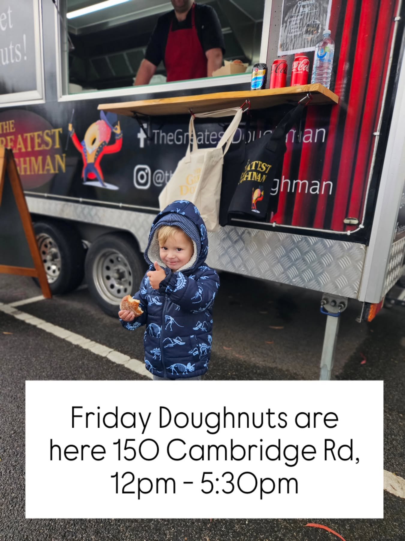 Good Morning Doughnut Fam! ☀️🍩

The sun is finally shining for us to finish the week on a sweet note! You can find us today at 150 Cambridge Road, Kilsyth from 12pm - 5:30pm serving all your fresh doughnut favourites.

Friday calories don&rsquo;t co