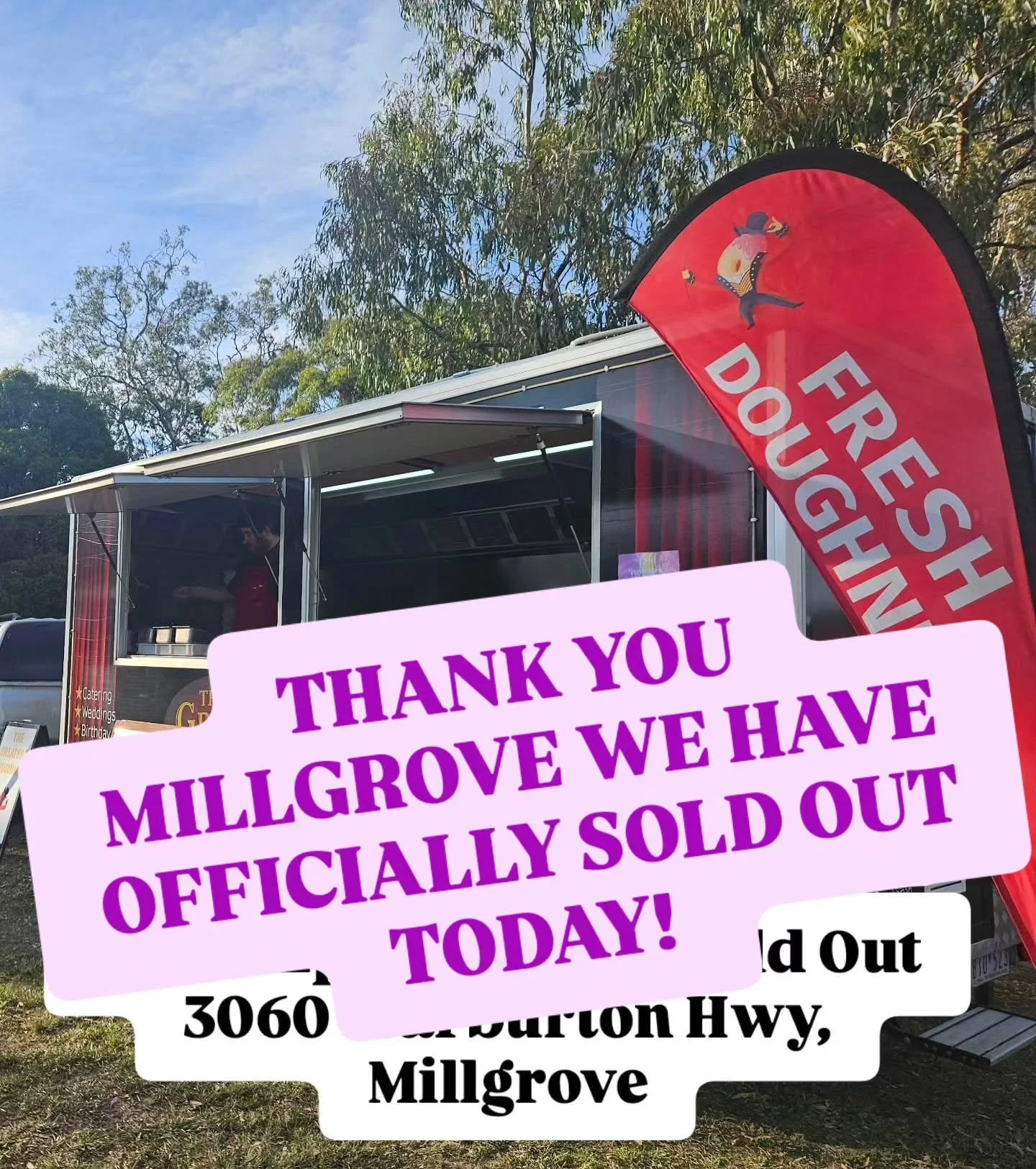 Thank you so much Millgrove! We have officially Sold Out today! Sorry to those who missed out but good news we will be back on Saturday for the @millgrovemarket 🍩😊❤️ 

We can't wait to see you then! 
Thank you for shopping small 🫶🍩 

#smallbusine