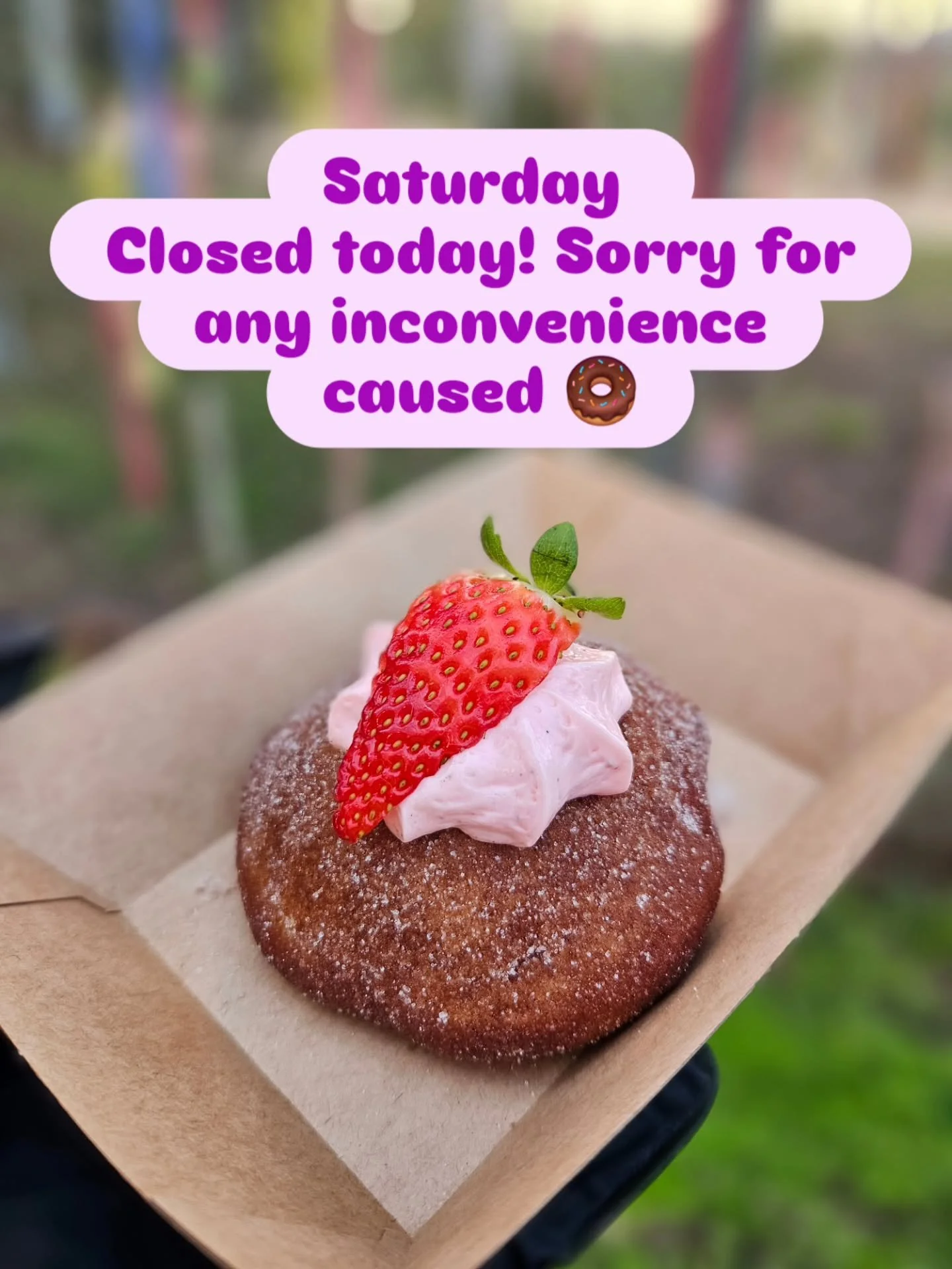 🌞 Good morning, Millgrove! 💛

Unfortunately, we will be closed today. We sincerely apologise for any inconvenience this may cause and thank you all for your understanding. 🤒

We hope you all have a wonderful weekend! 🥰 Enjoy, stay safe, and we lo