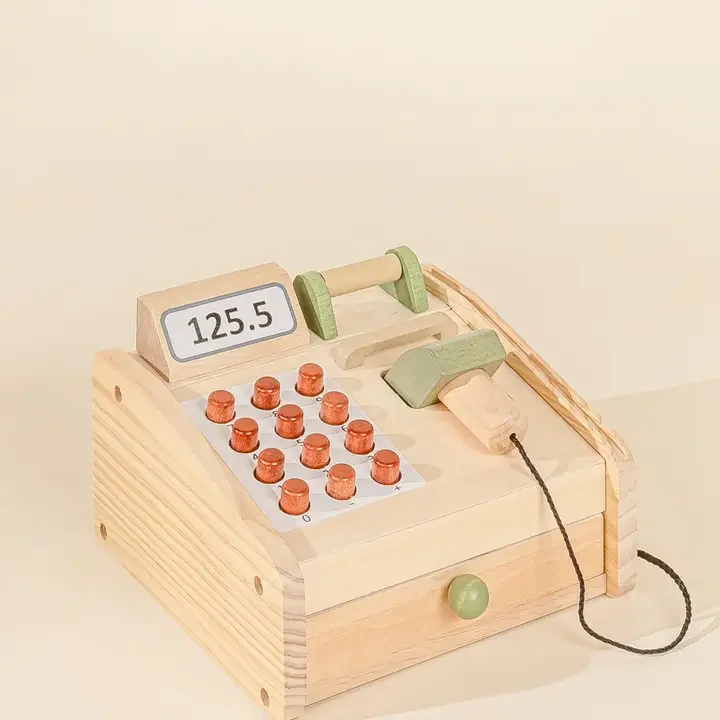 Pre-Order - Wooden Cash Register