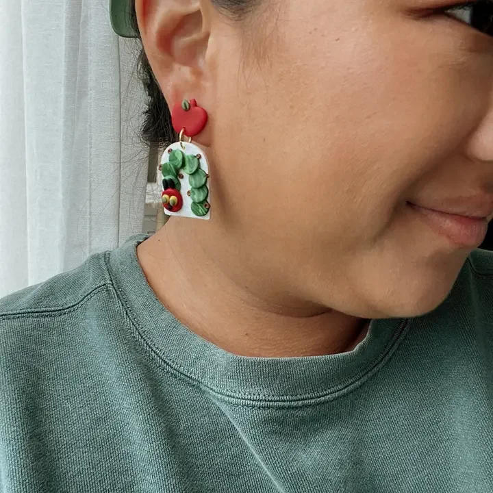 Pre-Order - Very Hungry Caterpillar Dangle Earrings