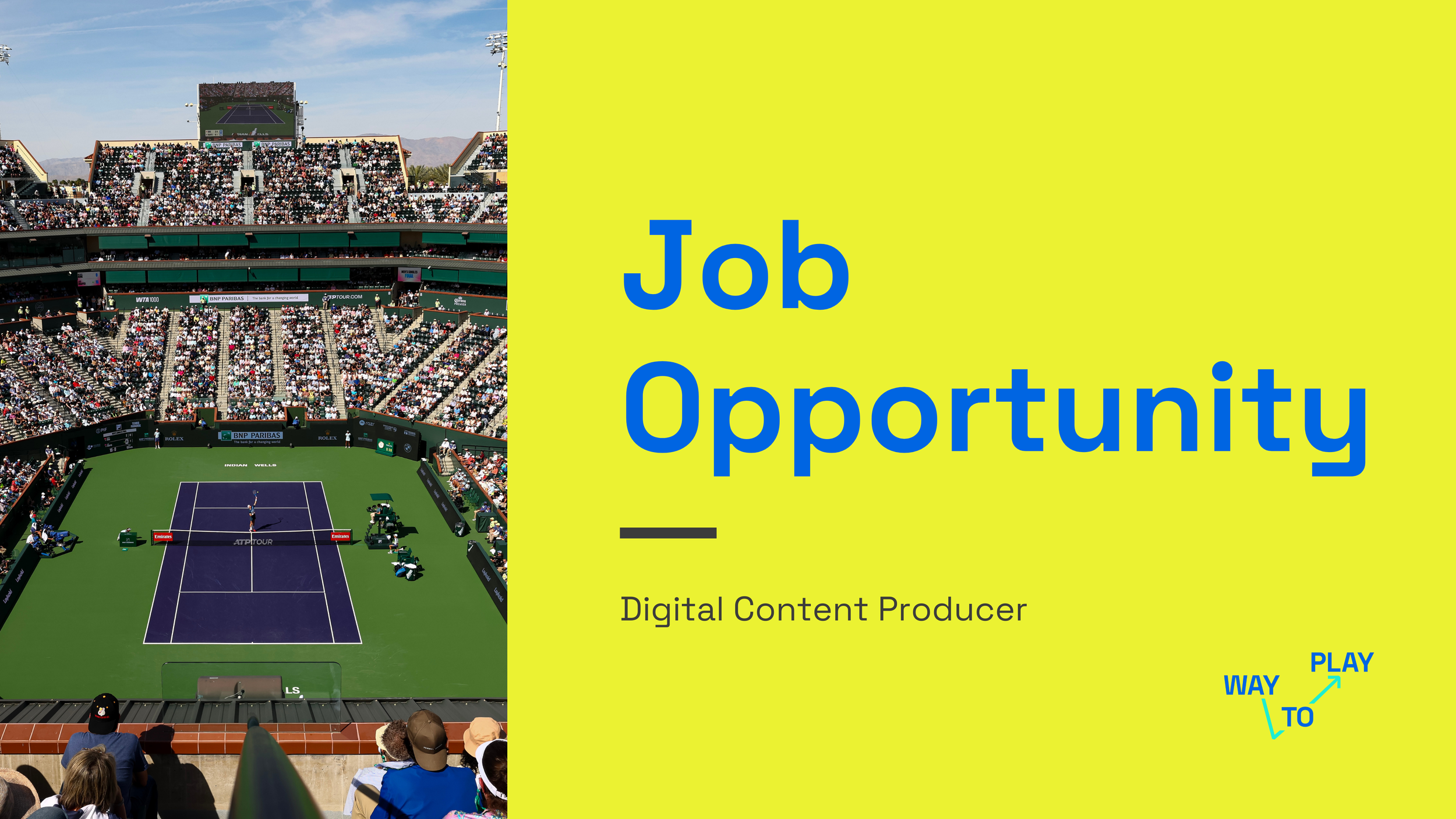 Job Opening: Digital Content Producer (BNP Paribas Open)