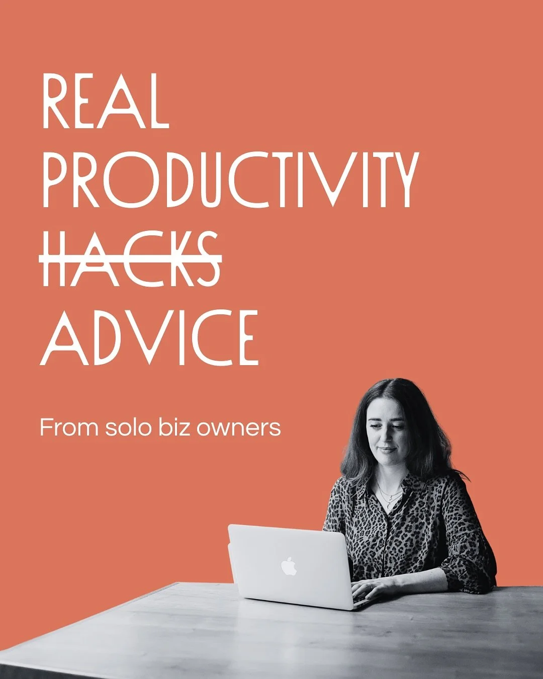 Productivity Hacks are helpful &ndash; when they&rsquo;re a menu to pick from as tools, not viewed as a manual.

I asked real business owners what&rsquo;s genuinely helped their productivity this year and the answers were honest &amp; human.  
Here&r