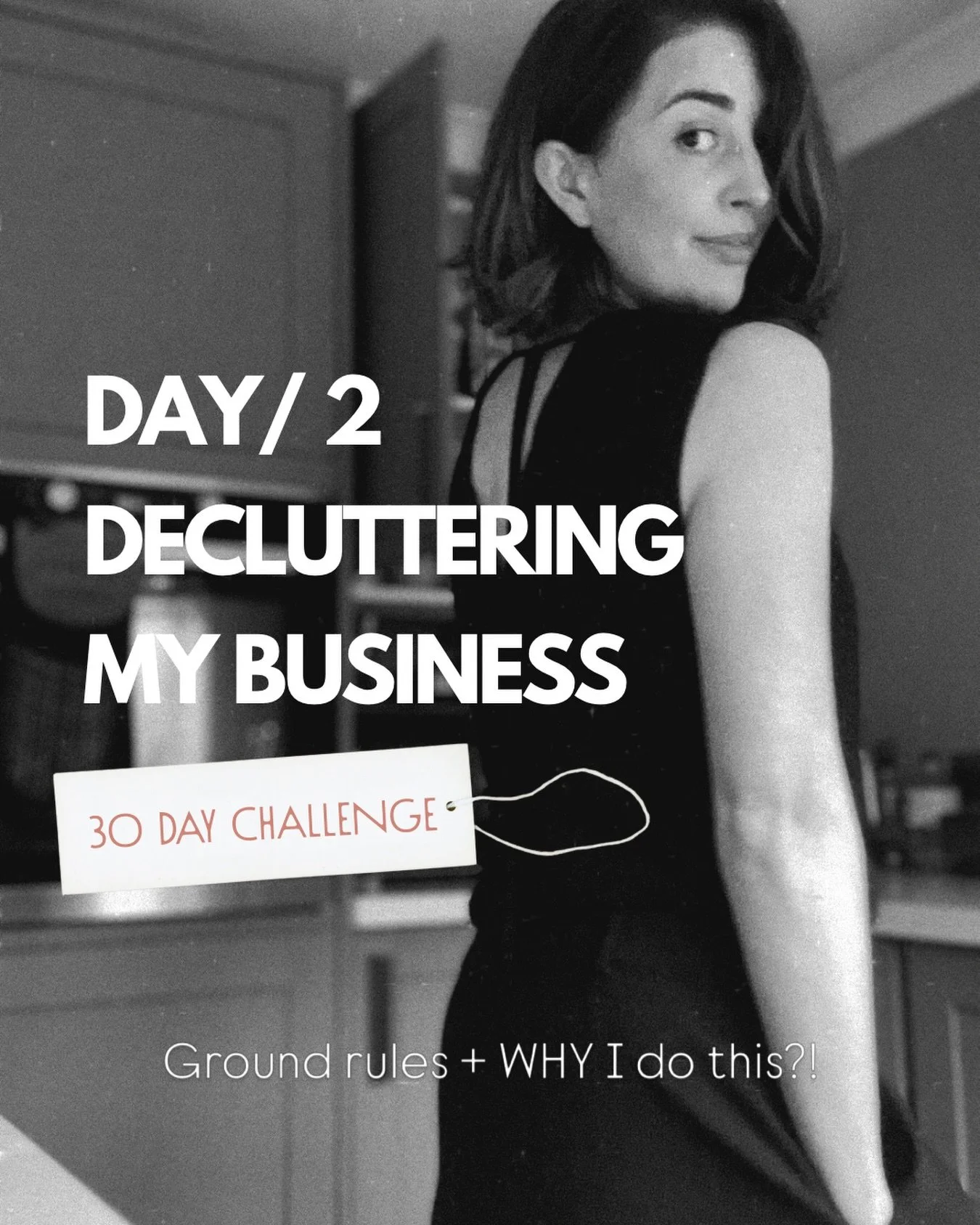 Today I&rsquo;m setting the intention for this 30-day business decluttering challenge.

By the end of it, I want less cognitive load, less unnecessary noise, and more space in my business.

I want what&rsquo;s left to feel clearer, calmer, more defin
