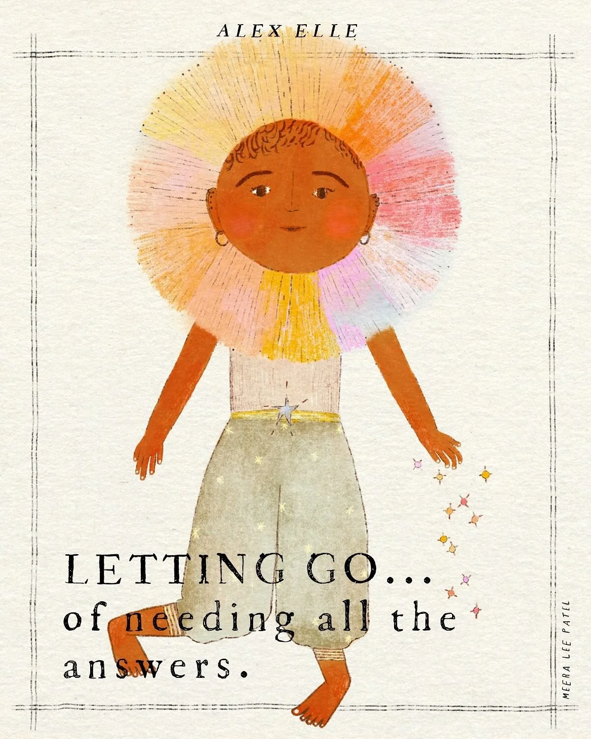 The latest in my portrait series is my friend @alex_elle! In case you missed it, to celebrate the publication of my journal, LEARN TO LET GO, I invited a few people I admire to share what they&rsquo;re letting go of, and what they&rsquo;re learning i