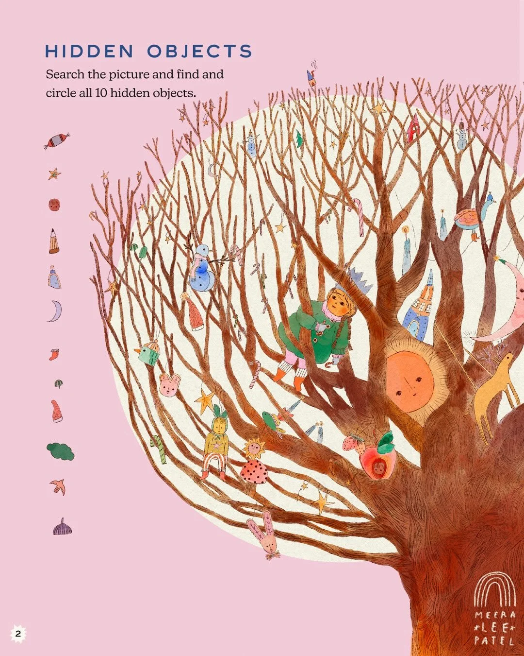 N loves doing seek-and-finds so much that I was over the moon to receive an opportunity to illustrate my own for the HIDDEN OBJECTS section of @spark.kidsmag, a magazine for young children.

Since it was for the January issue, I wanted to draw a wint