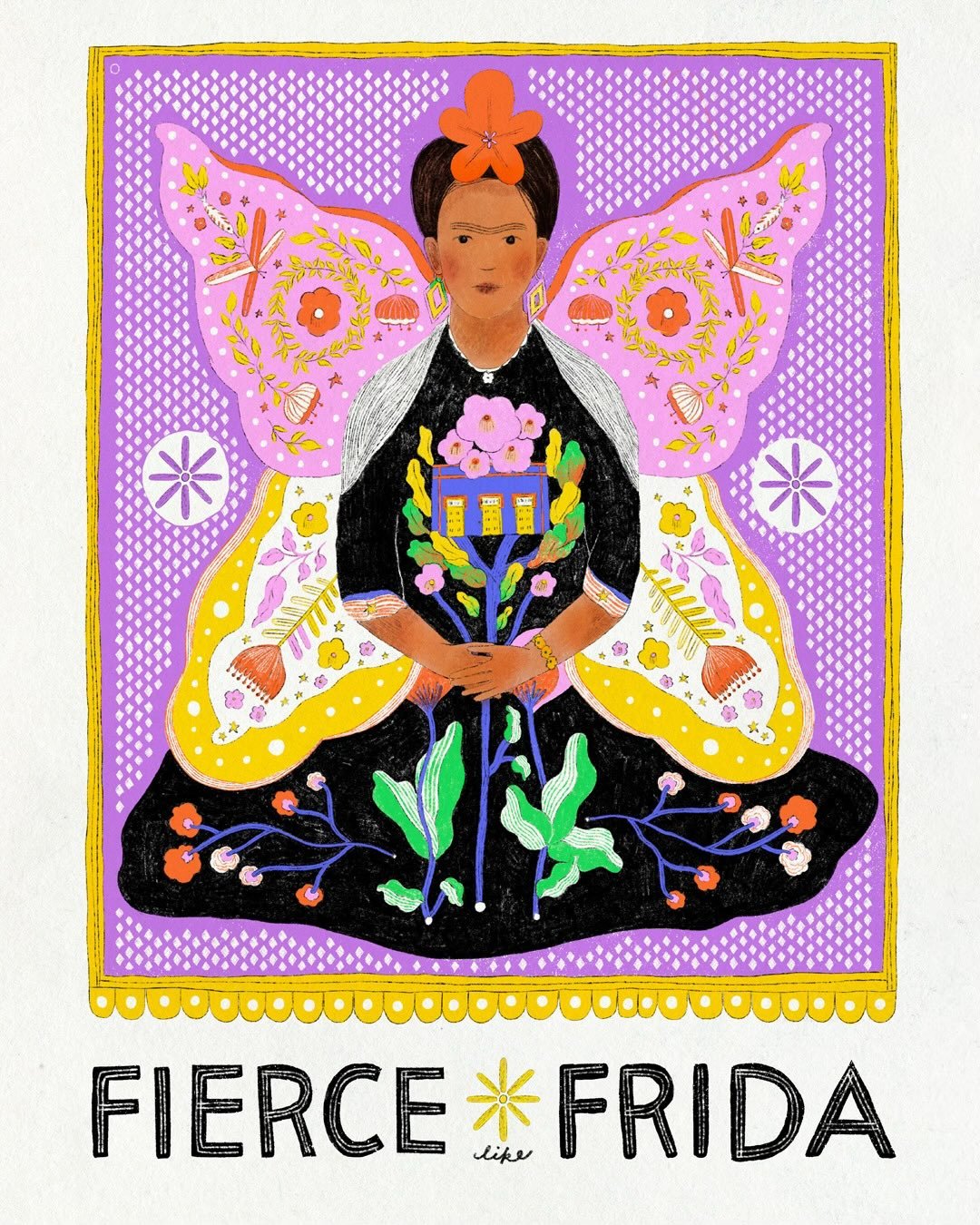 For F&rsquo;s third birthday I draw her a picture of Frida Kahlo. It&rsquo;s Frida Kahlo I think of when I look at my own walking, talking stick of fire. I think of the Frida who suffered through polio as a child, who found sustenance in mischief, wh