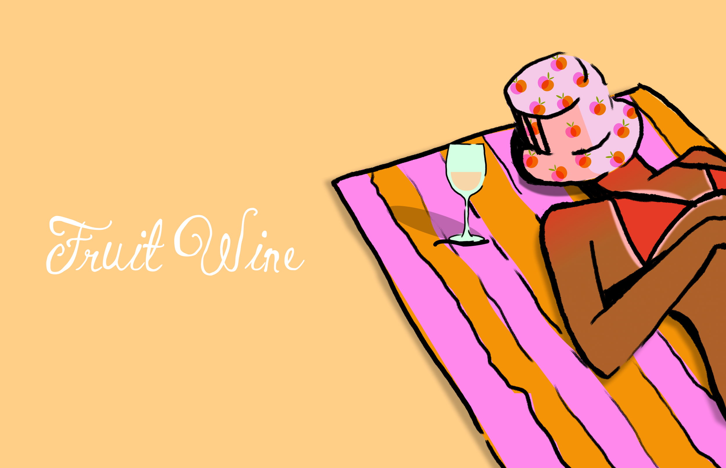 Fruity Wine (Packaging + Illustration)