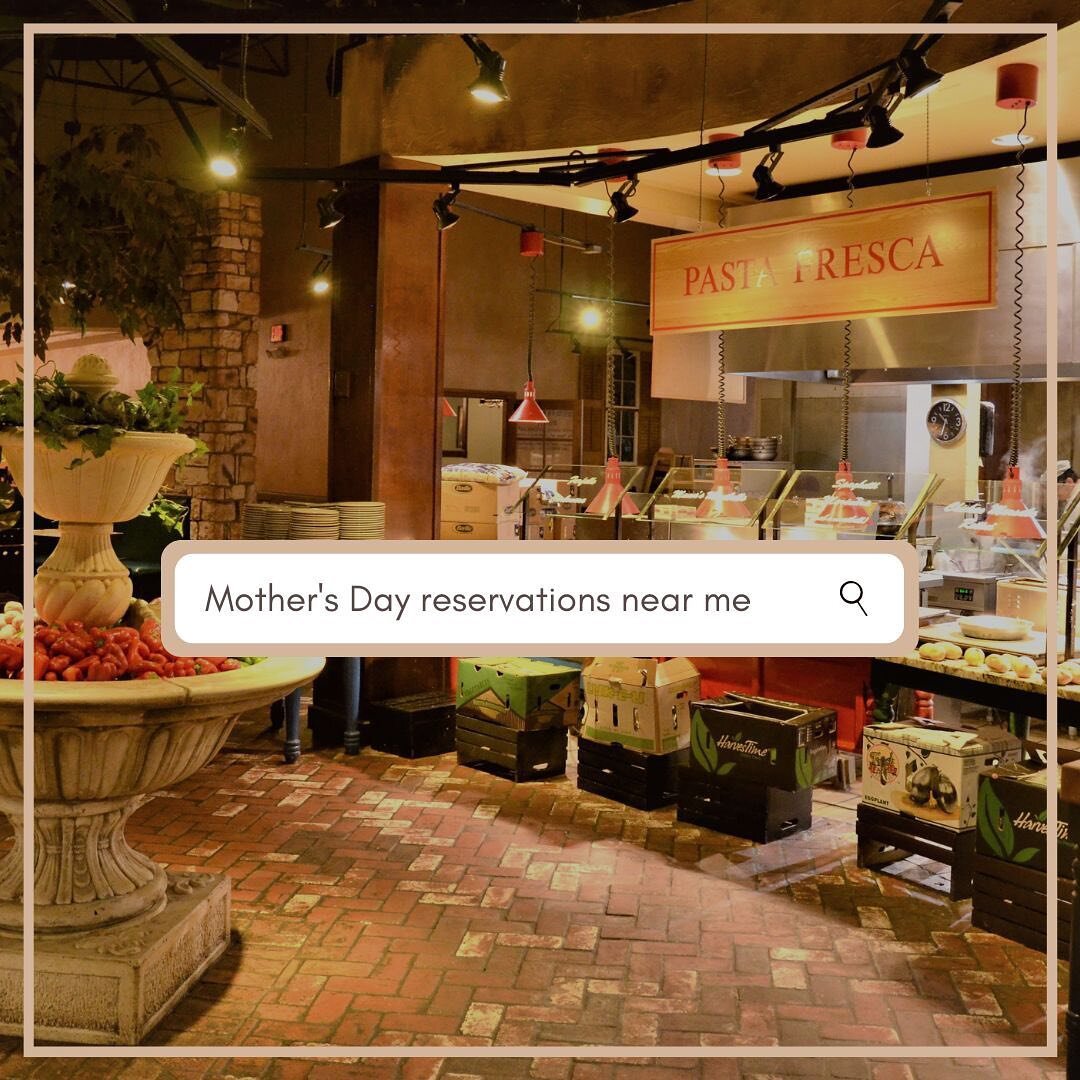 Look no further, we have Mother&rsquo;s Day reservations available! Call or click the link in our bio to book your table. 
.
.
.
.
.
#mothersday #mothersdaygift #mother #mom #nocooking #brunch #allyoucaneat #buffet #italianfood #pizza #pasta #seafood