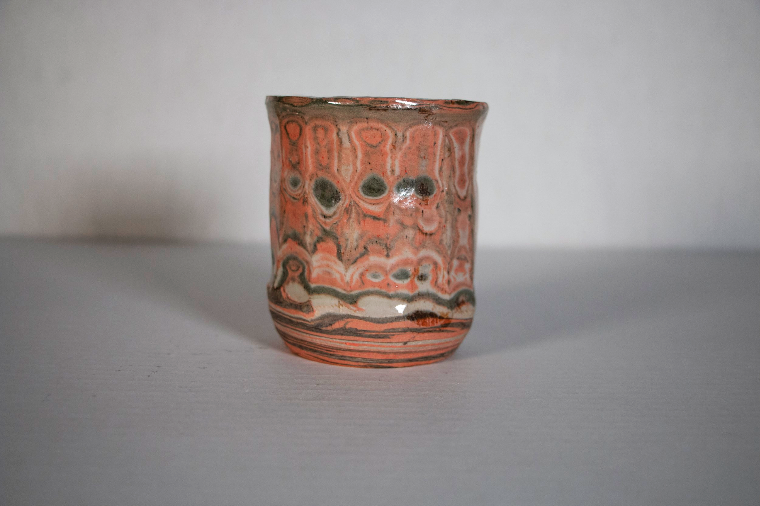 Adorably Morbid. Ceramics. Psychedelic. Colorful. Cup. Mug.