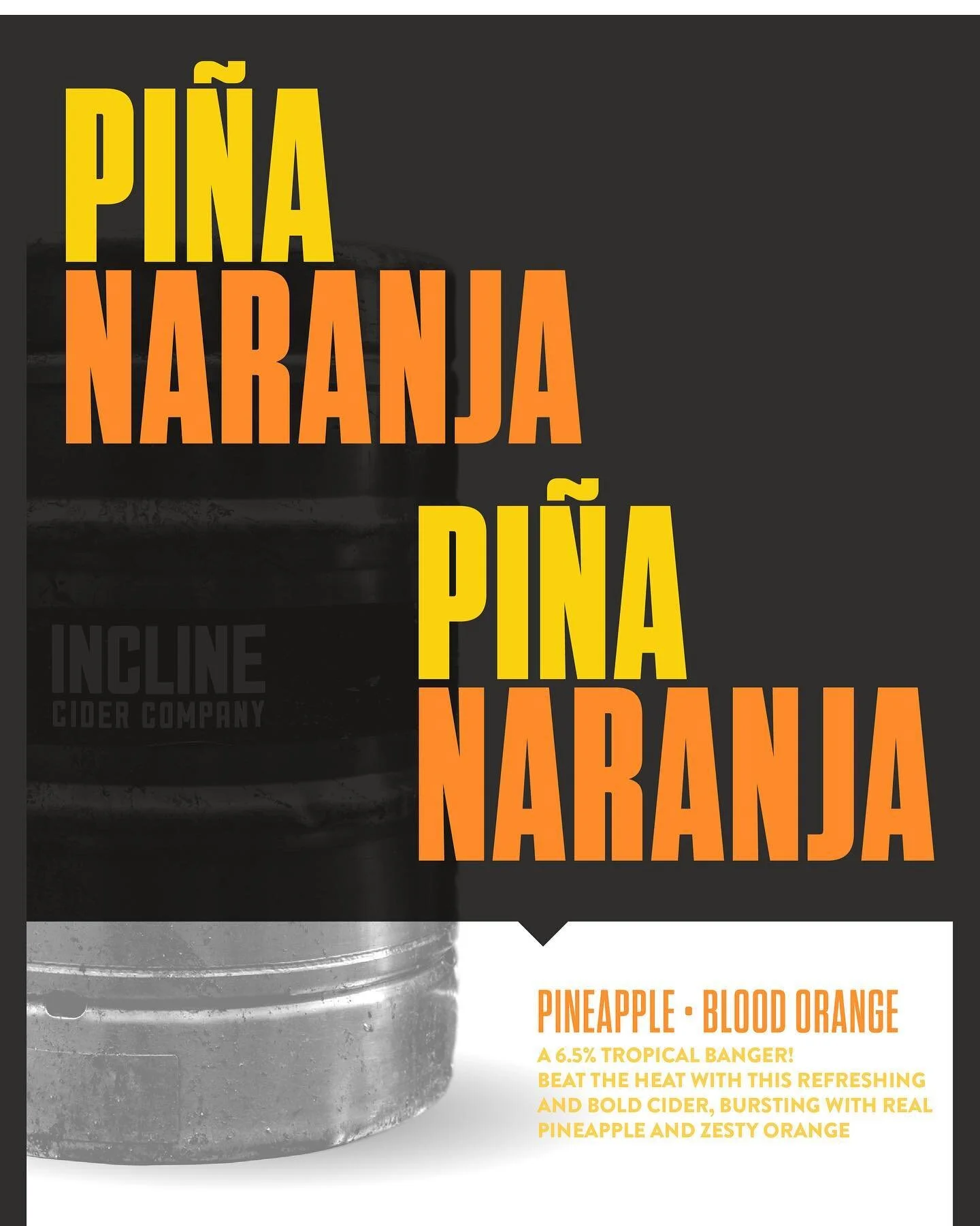 Tapping today🍊🍍 #thirstythursday