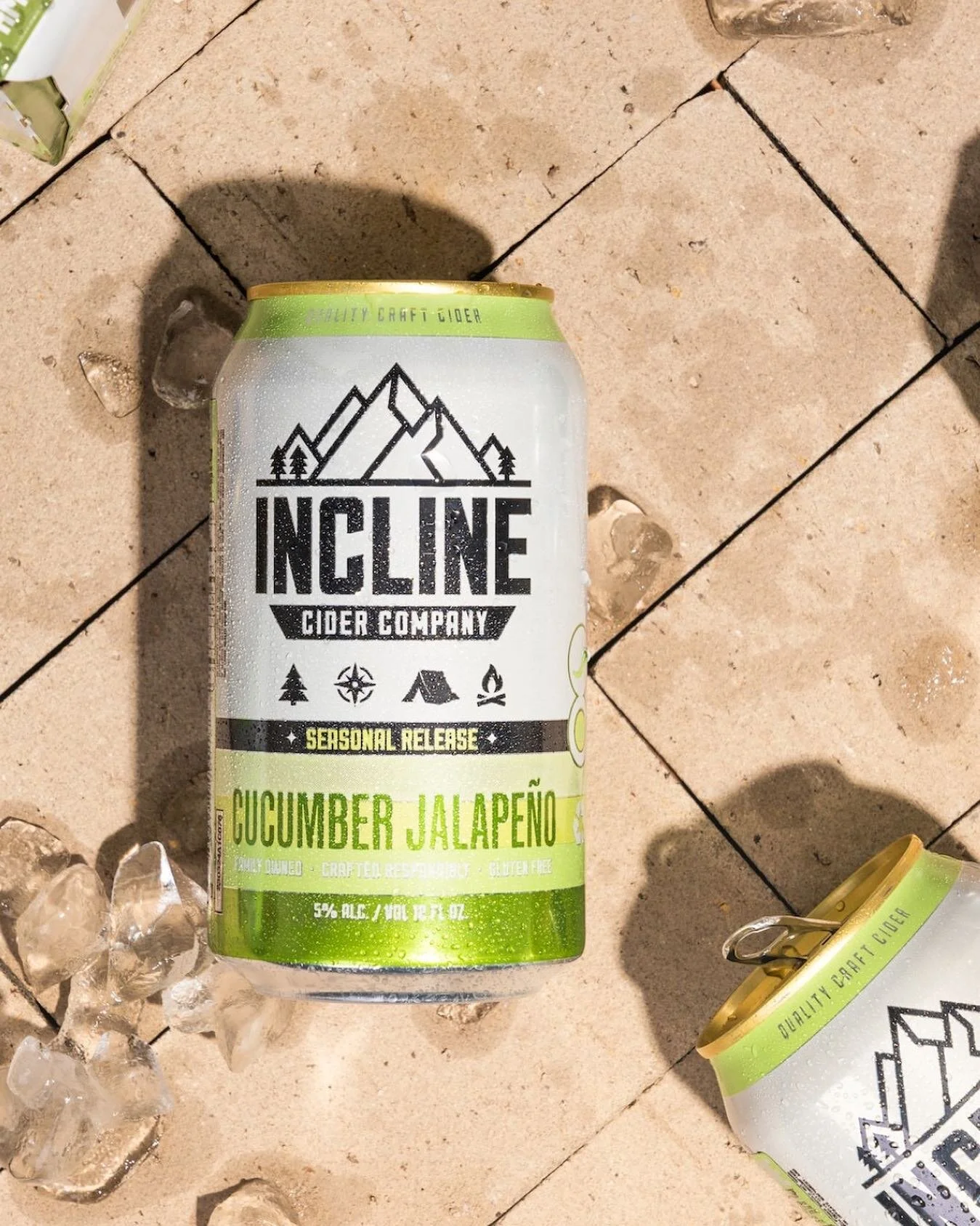 Try it frozen margarita style 🍹

Incline Cucumber Jalape&ntilde;o cider slushies pouring all weekend!! @inclinecider