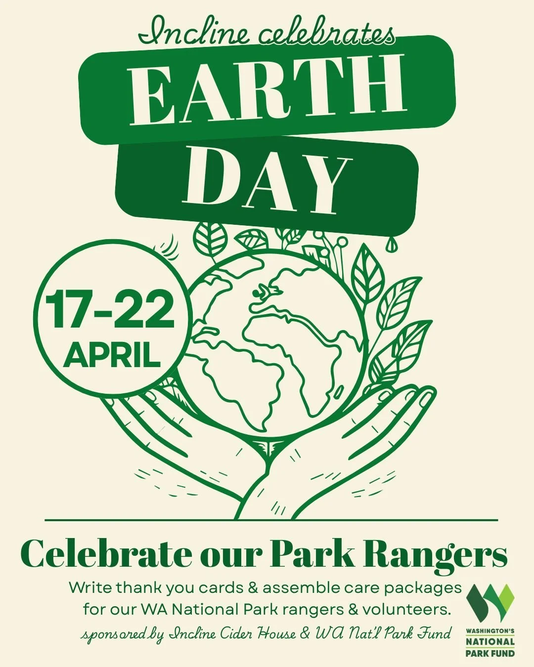 Earth Day 💚🌎 & thank you cards for our WA Park Rangers