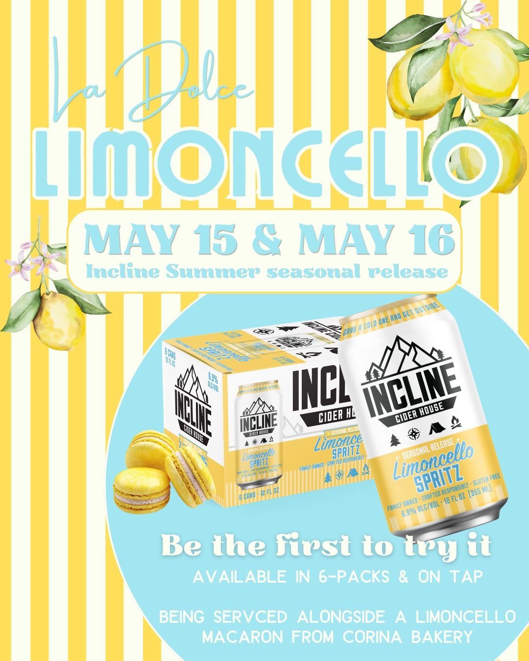 Incline Limoncello Spritz Release Party 🍋