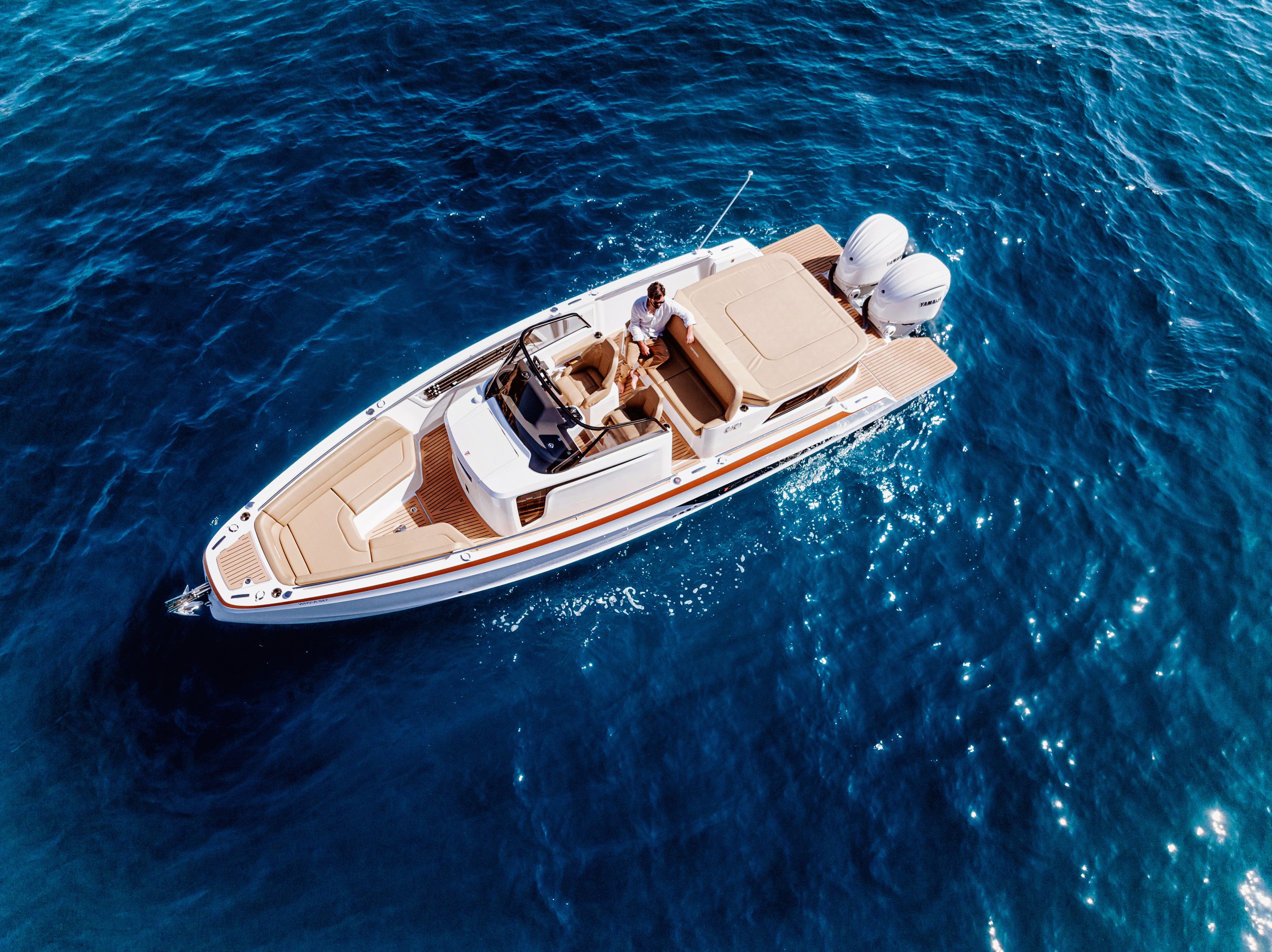 Sterk 31, a powerful open boat with a Mediterranean profile