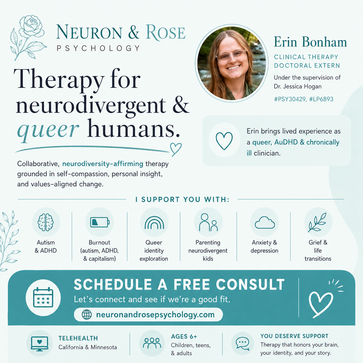 Meet the Clinician: Erin Bonham, MS (she/her)