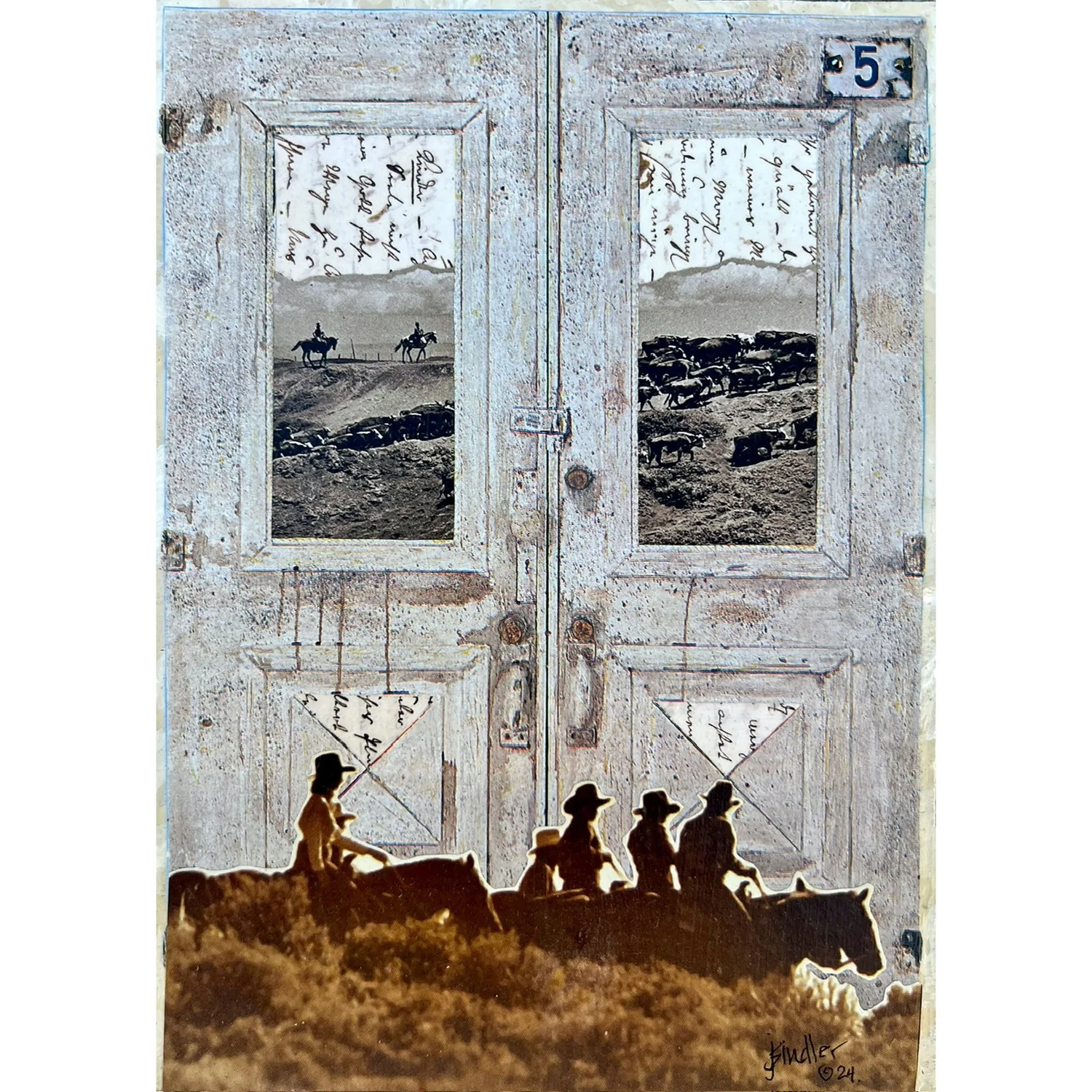 Lookin' Back Collage — JOAN SINDLER