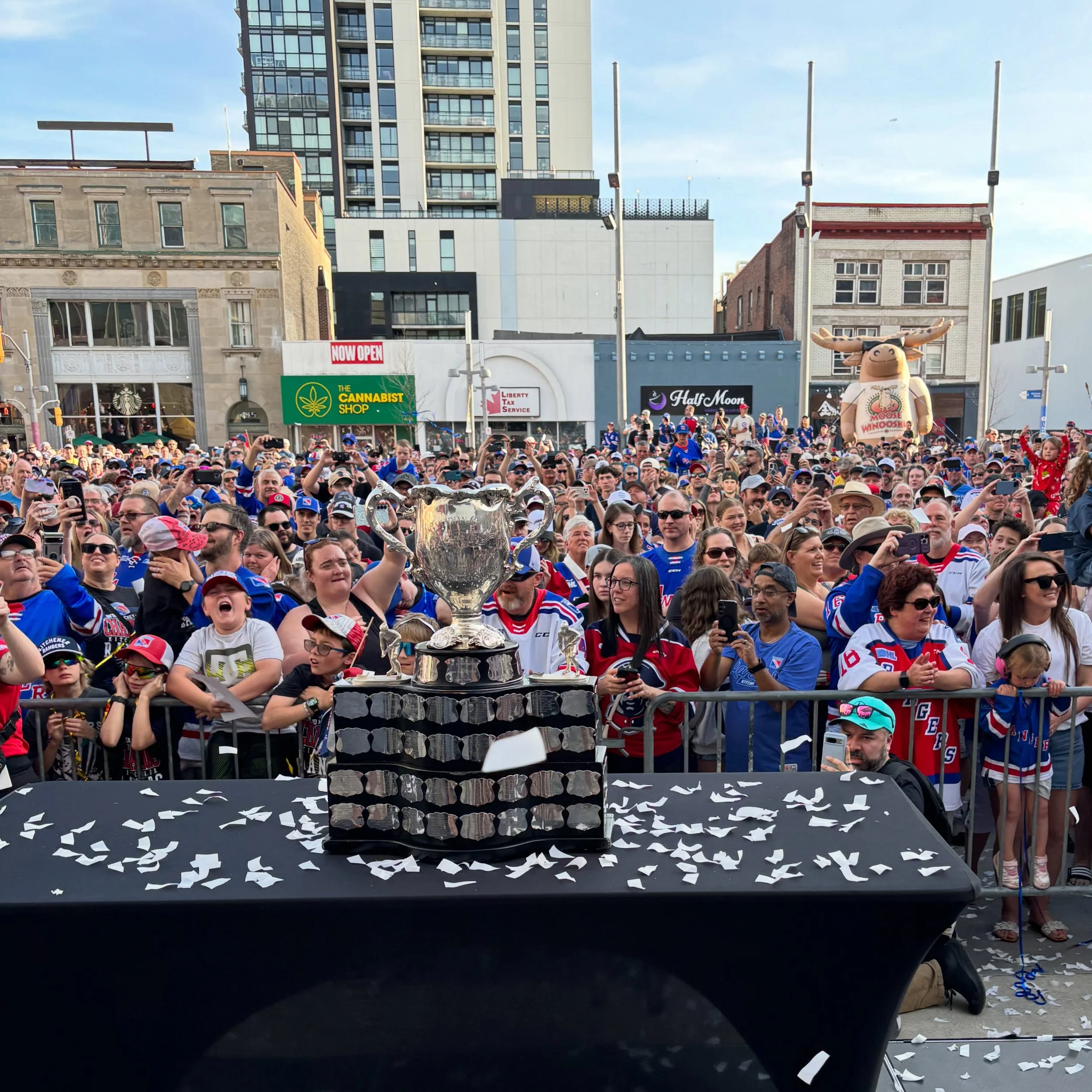 The past week has just flown by! I&rsquo;m so proud of the Kitchener Rangers for this amazing win. I got to celebrate with so many new and familiar faces. Way to go @ohlrangers !!!

I want to congratulate Womiye and the team @ilemeanshomeofficial for