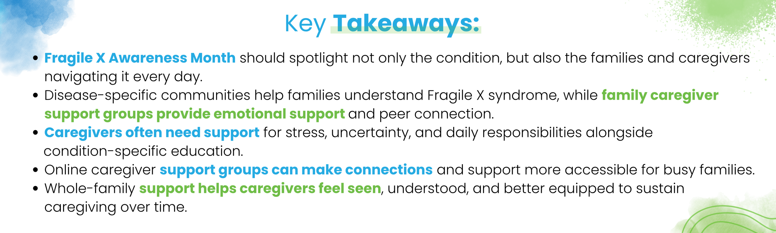 Fragile X awareness often overlooks caregivers