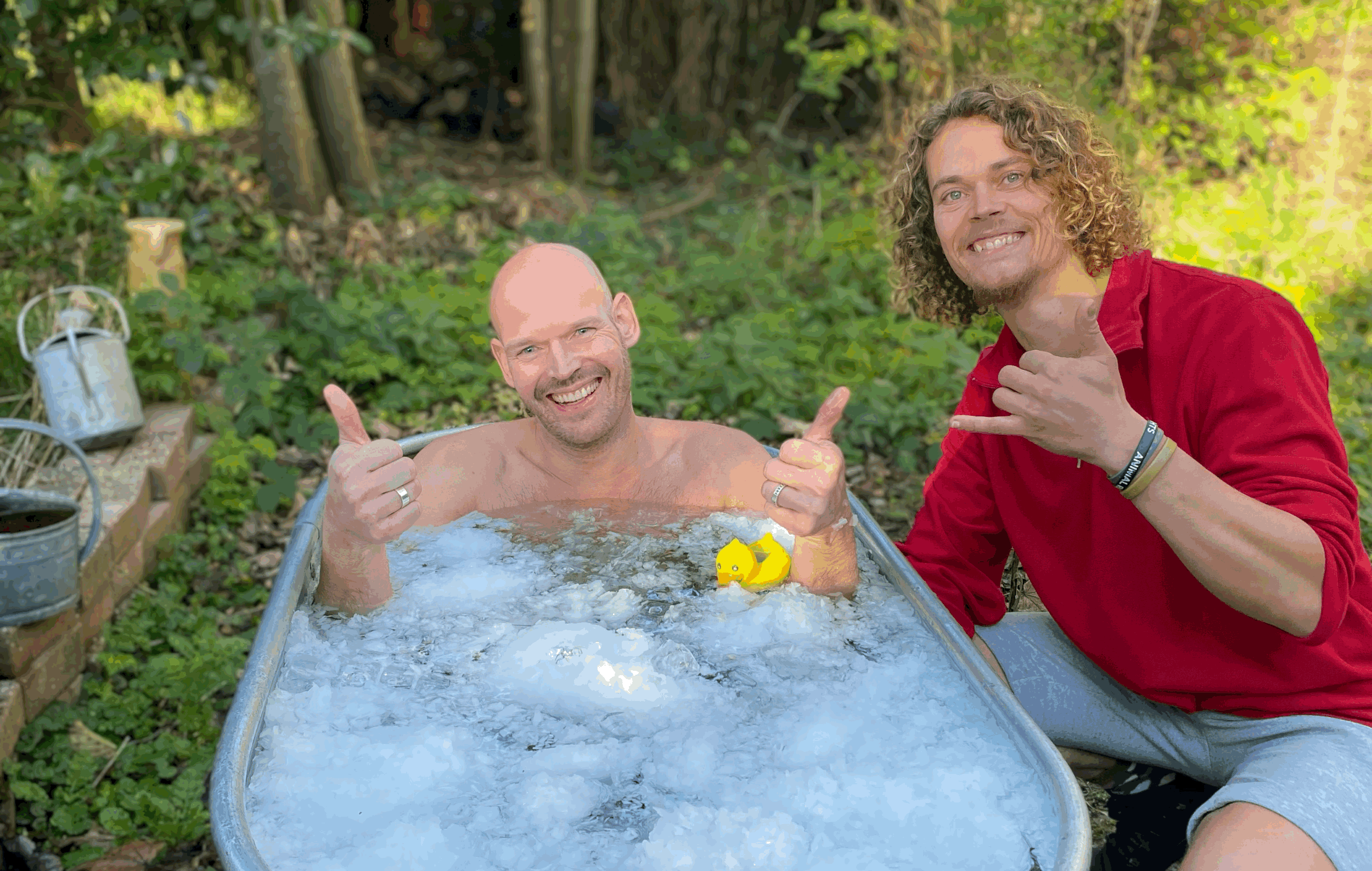 IJsbad en koude training
