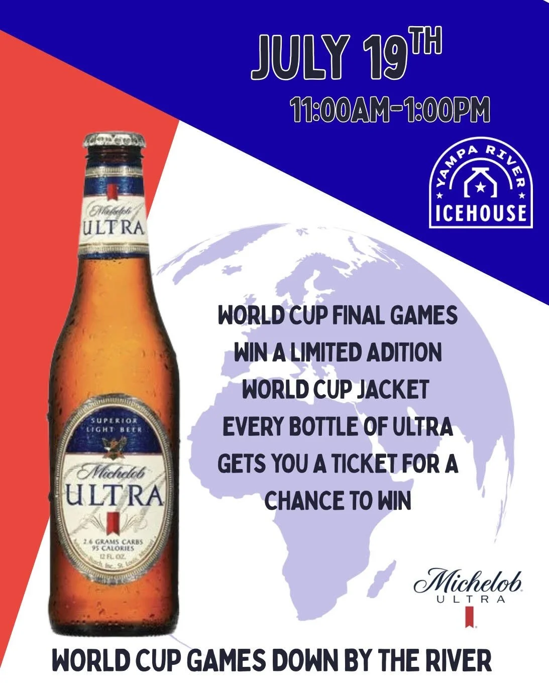 michelob Ultra sponsored world cup event  