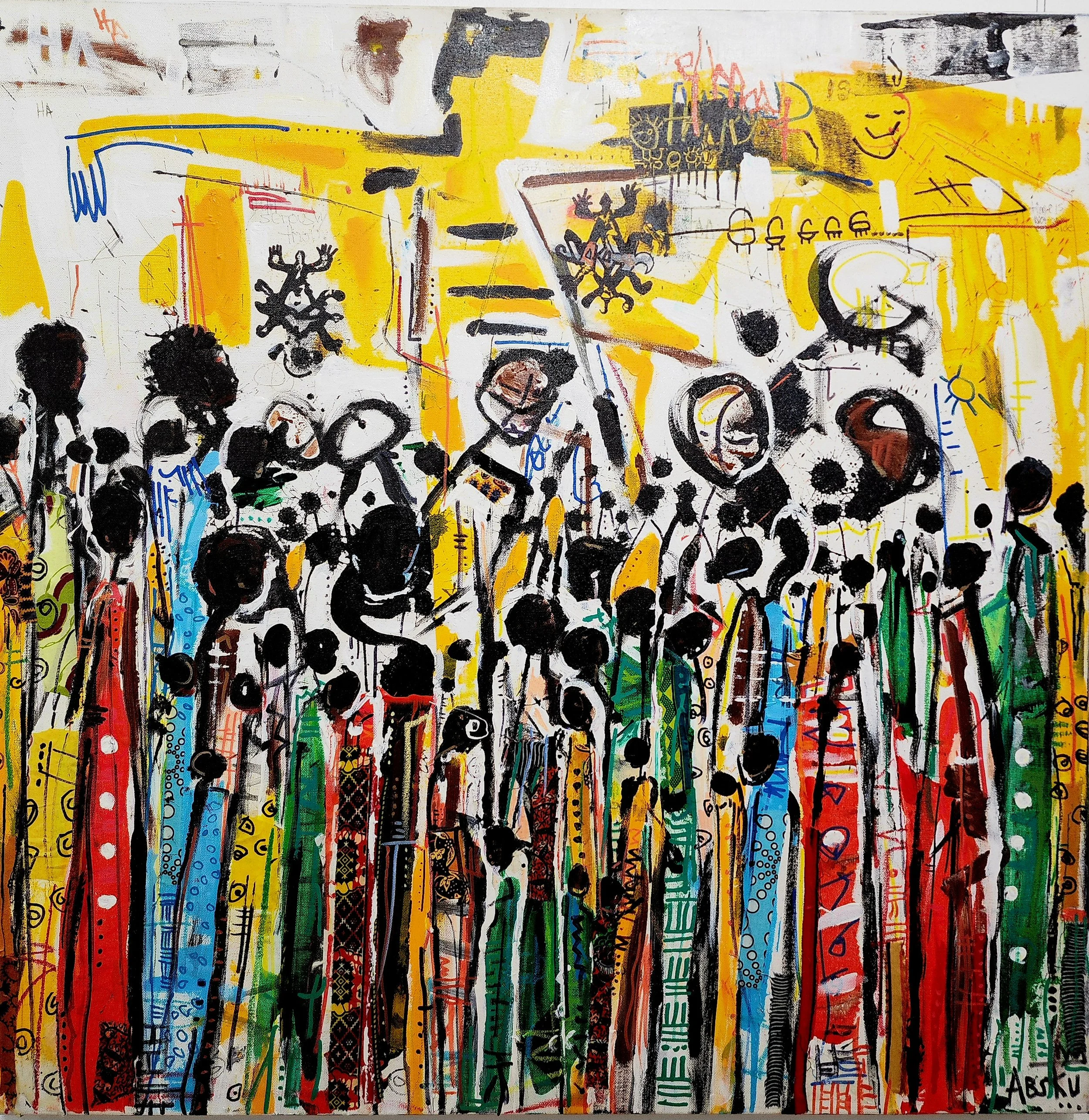 Ofori-Yirenkyi, Kwaku_Eternal Reflection_38x38_Mixed Media.jpg