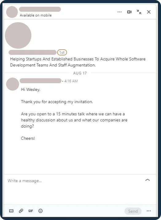 Networking Message Are LinkedIn Messages Private | Networking Privacy — 1099 Cafe