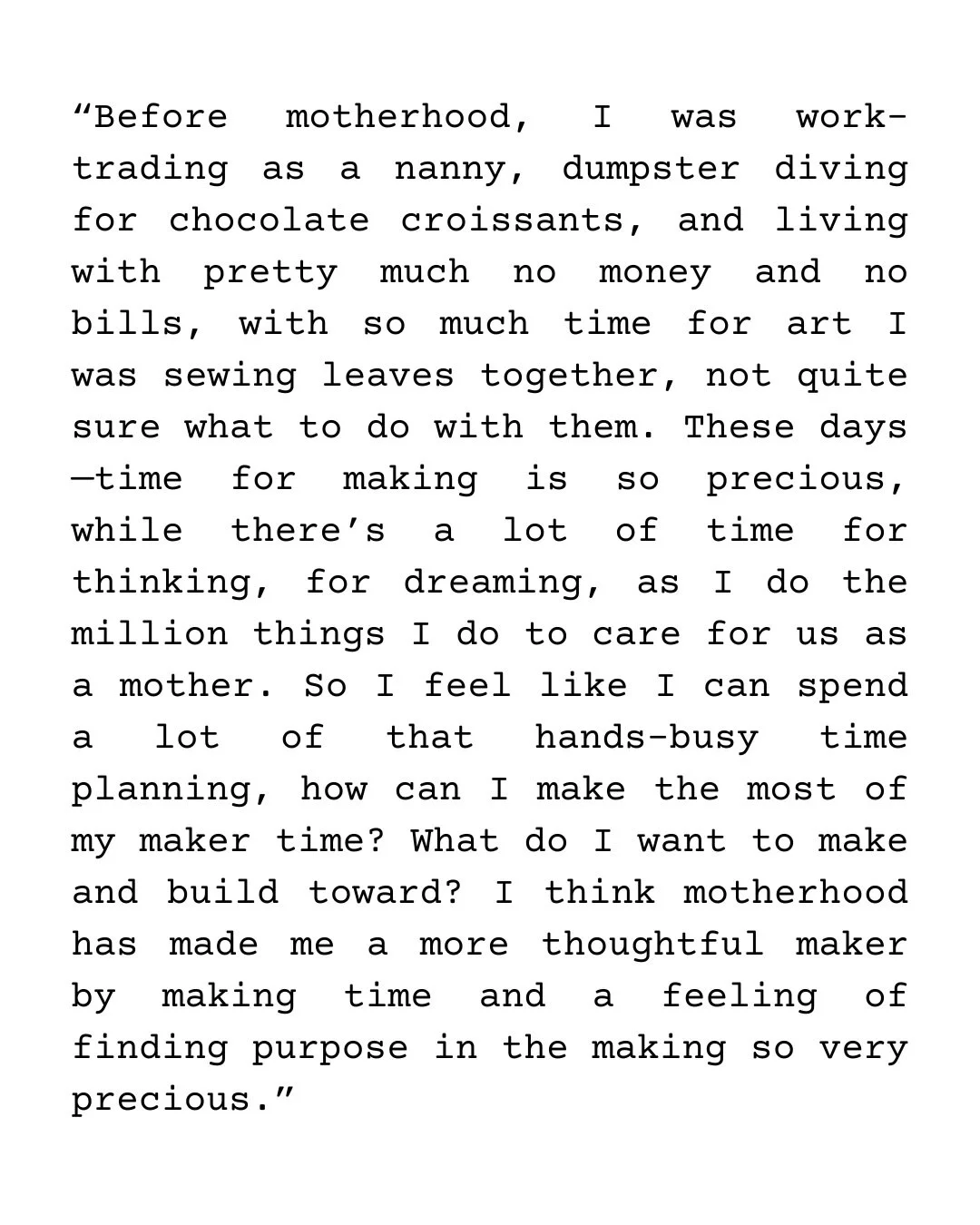 Hannah Lee Hoffman is a walking heart bloom of a human. Her art holds the kind of honesty that makes you feel less alone, and her voice (literally and figuratively) has a way of cracking things open in the best way.

This artist mama is the co-creato
