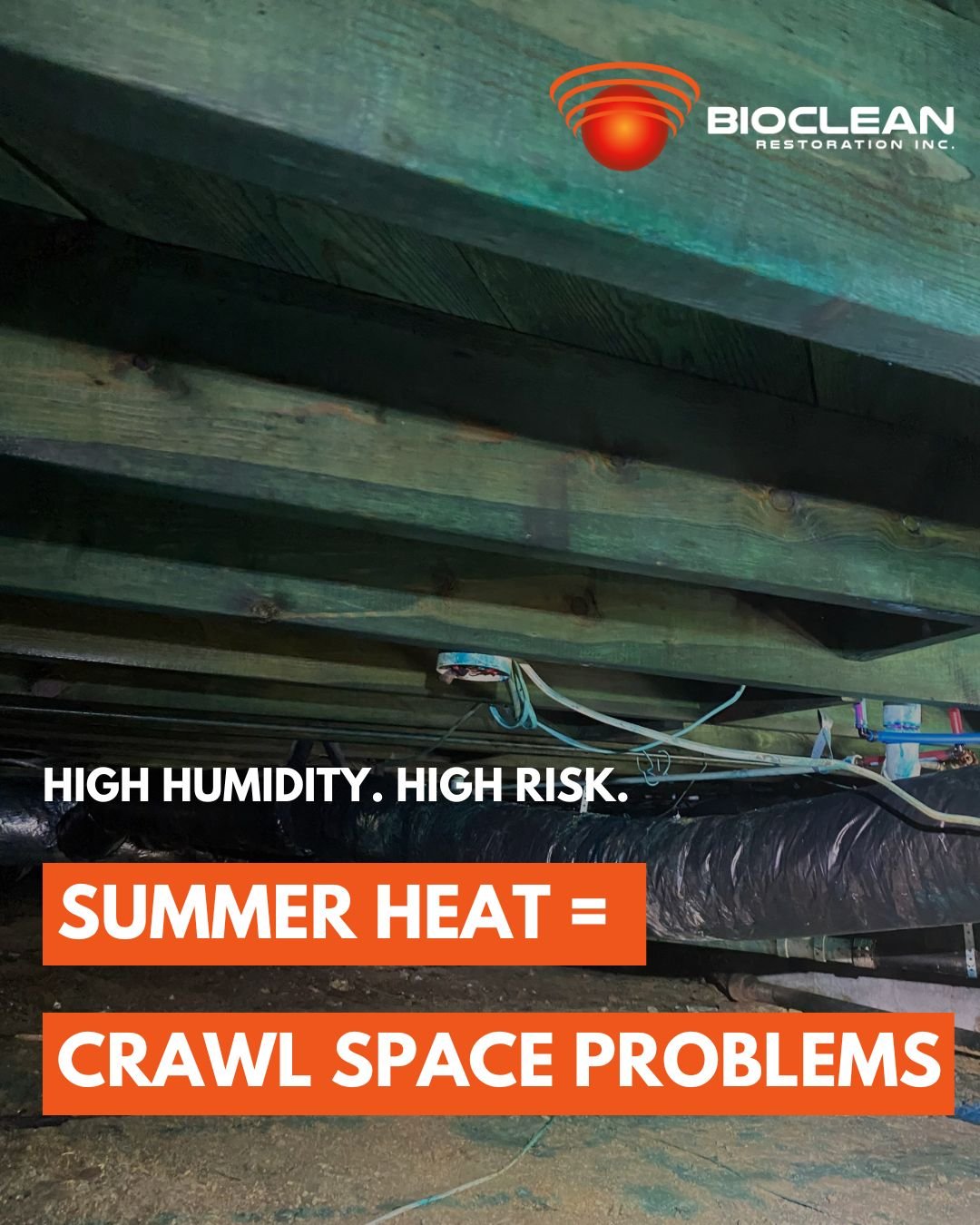 🚨 With rising temperatures, we&rsquo;re seeing a spike in humidity levels and elevated wood moisture content in our customers' crawl spaces. That means increased risk for mold, wood rot, and long-term structural damage.

If your crawl space isn&rsqu
