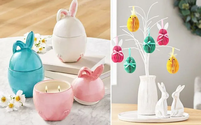 Members-Mark-2-Wick-Bunny-Candles-and-Easter-Tree-with-Paper-Ornaments.jpg