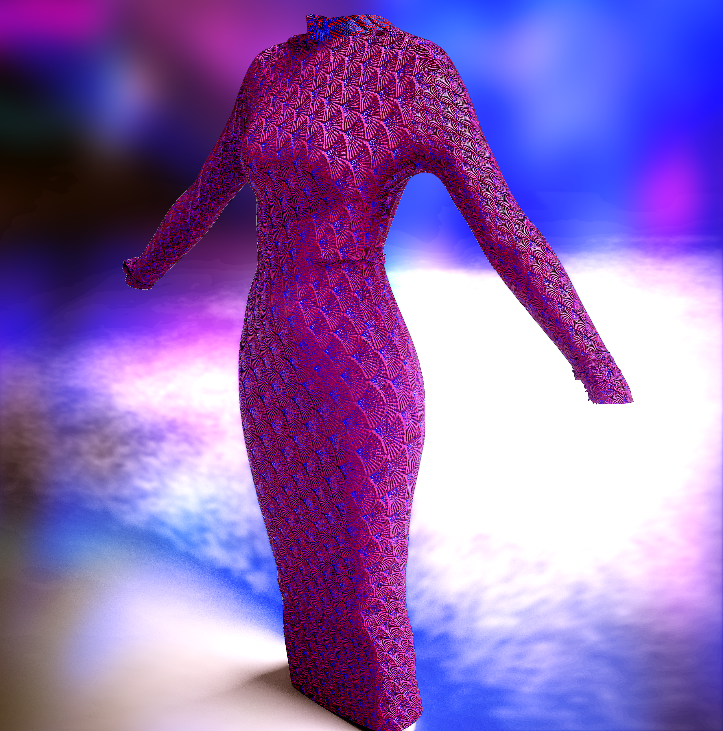 Evening Gown in Night City