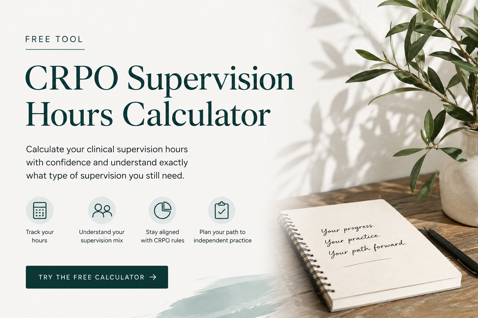 How do I actually calculate my CRPO supervision hours correctly?
