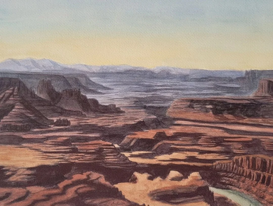 "Utah Awe" Original Watercolor Painting