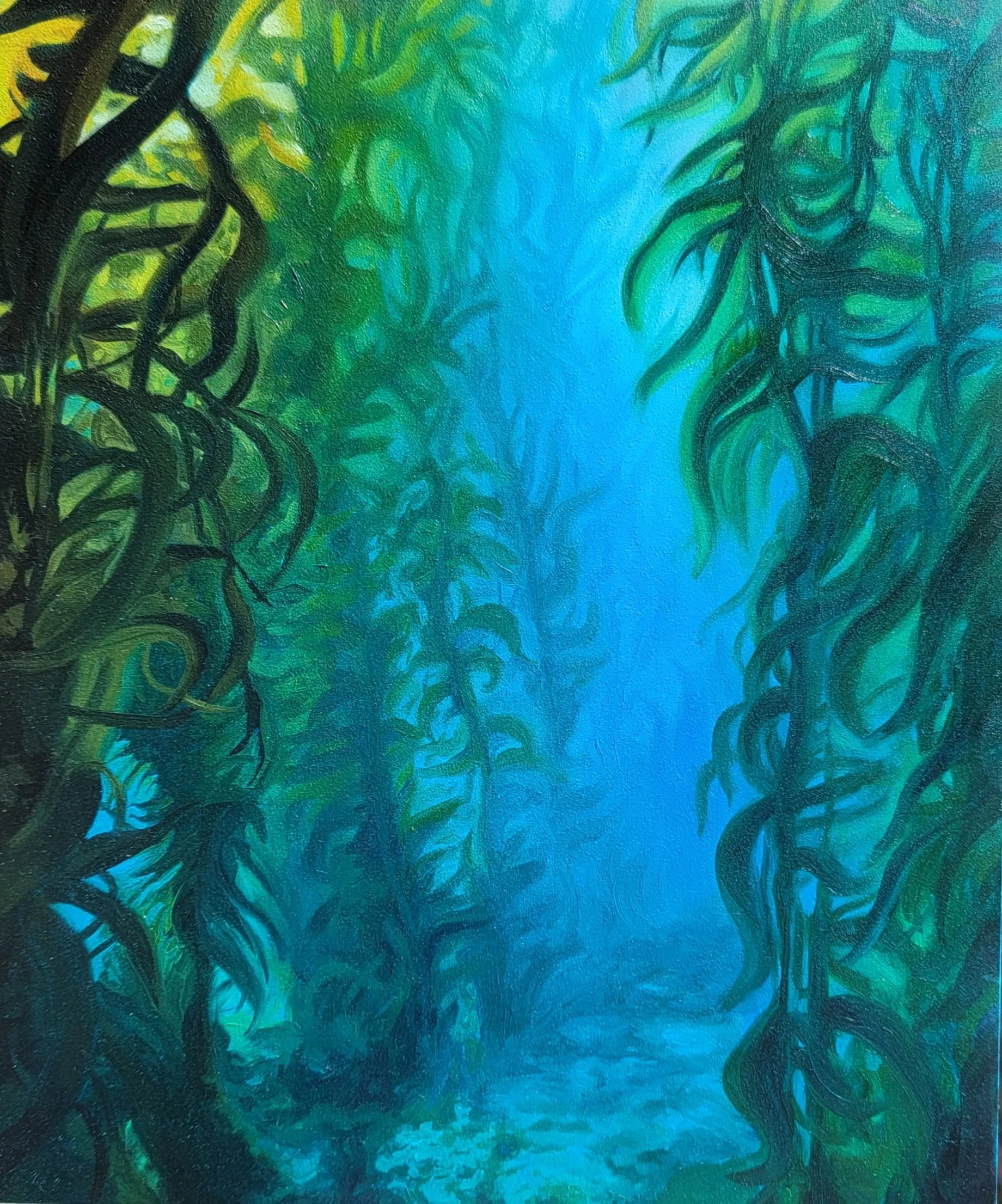 "Kelp Forest" Original Oil Painting